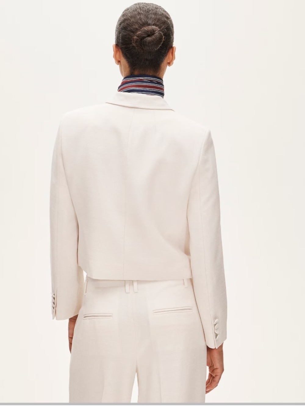 J. Crew Lenore lady blazer in luster canvas - Summer Linen - Picture 4 of 8